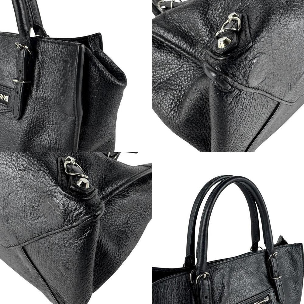 Balenciaga Paper Black Bag Shoulder Leather - Picture 4 of 4